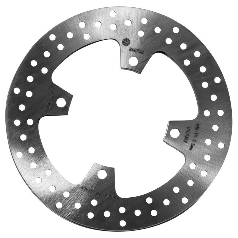 Kawasaki Z Brake Rotor (1) - Rear - Brembo OE Powersports - Slotted - 2017